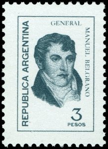 Argentina #1089  MNH - 3p Belgrano (1976)