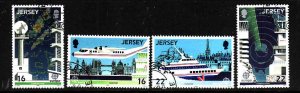 Jersey-Sc#452-5-used set-Europa-1988-