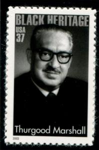 3746 US 37c Thurgood Marshall SA, MNH