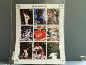 Tuva Baseball  mint never hinged   stamps  sheet R25338