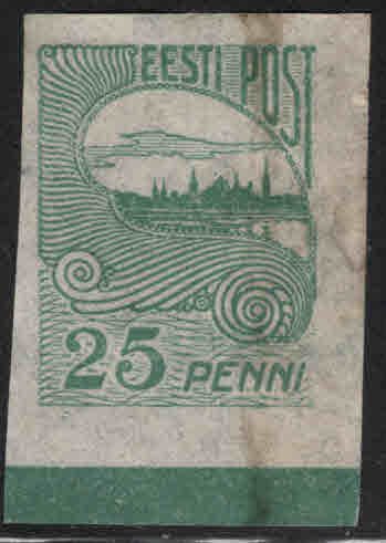 Estonia Scott 39 Mint No Gum