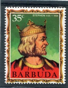 Barbuda 1970 KING STEPHEN OF ENGLAND 1 value Perforated Mint (NH)