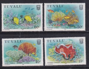 Tuvalu 465-468 Marine Life MNH VF