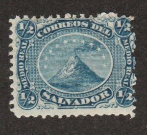 El Salvador - Scott # 1 Volcano - MH