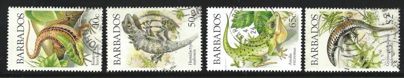 Barbados  used S.C.#  743 - 746
