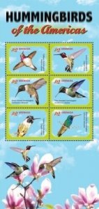 Grenada - 2011 - Hummingbirds Of The Americas - Sheet Of 6 - MNH