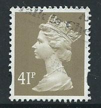 GB Machin 41p QE II  SG Y1780  Fine Used