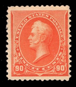 US STAMPS # 229 MINT OG H CV. $475 LOT #11290