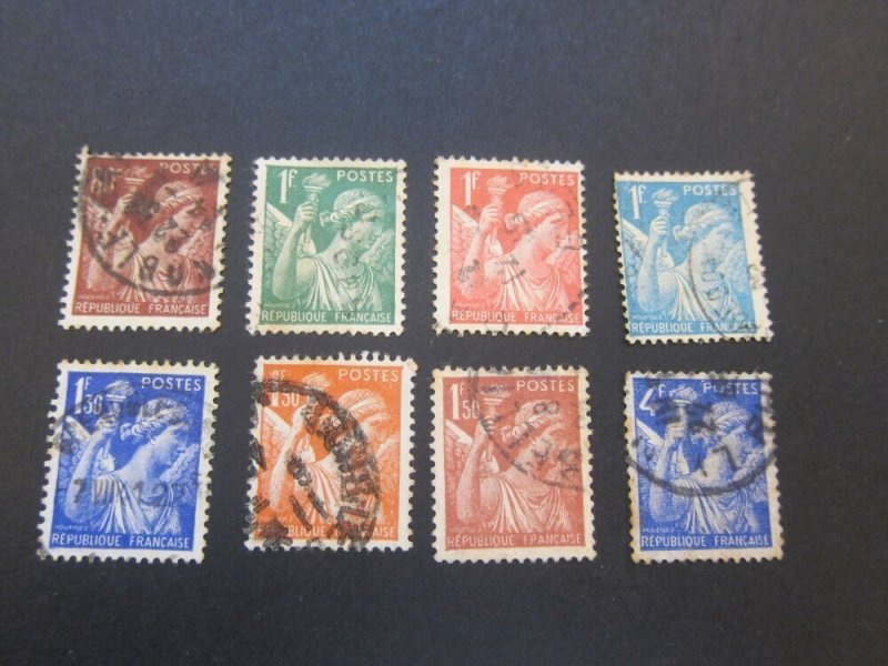 France 1939 Sc 375,377-9,381-3,387 FU