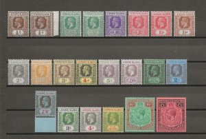 LEEWARD ISLANDS 1921/32 SG 58/60 USED Cat £950