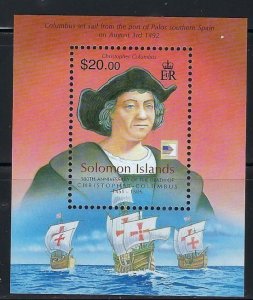 Solomon Is 1051A MNH Christopher Columbus (Ships)