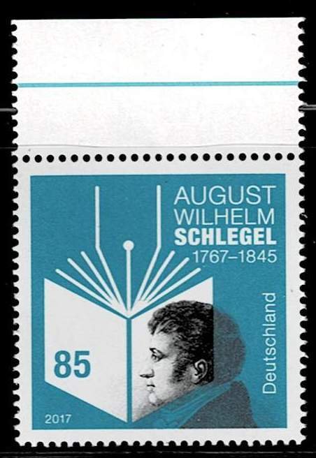 Germany 2017,Sc.#2991 MNH, 250th Birth Anniversary August Wilhelm Schlegel