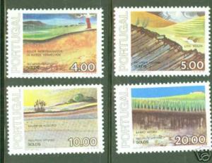 PORTUGAL Scott 1380-3 MNH** Soil Resource set CV $4.25