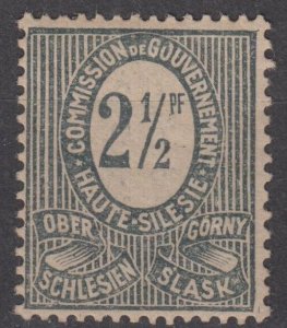 Upper Silesia Scott #1 1920 MH