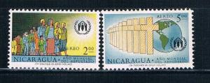 Nicaragua C452-53 Used set Immigration (N0306)+