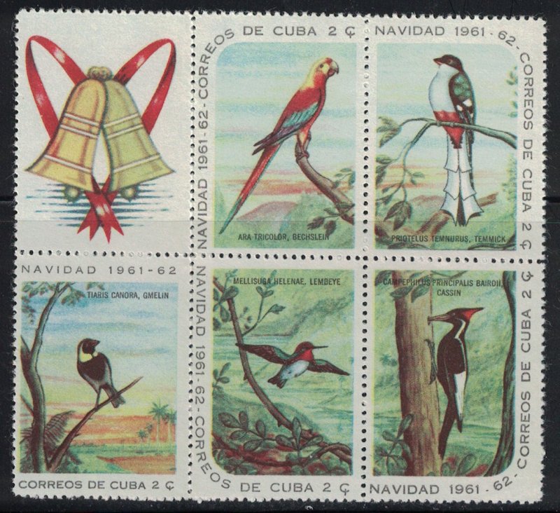 CUBA Scott #764a,769a,774a  1962  Christmas, mnh      SCV $ 28.25