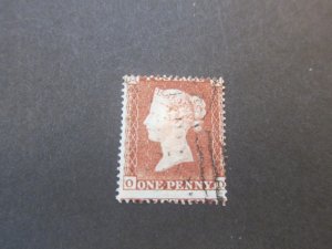 United Kingdom 1855 Sc 16 Red penny FU