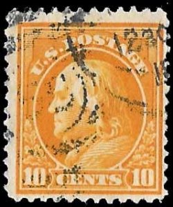 US SC 416 - Franklin - Used - 1912