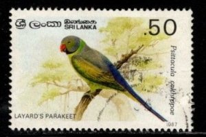 Sri Lanka #836 Birds - Paraket - Used