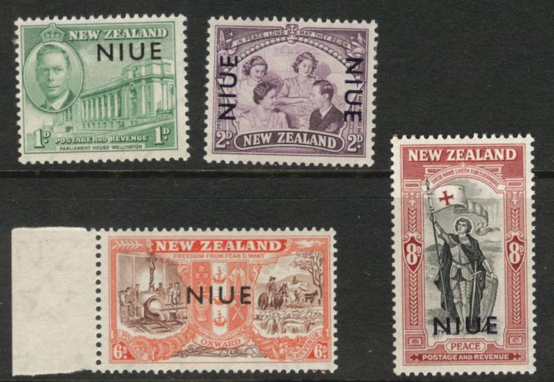 Niue Scott 90-93 Peace set 1946 MNH**