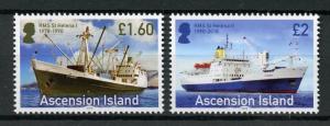 Ascension Island Ships Stamps 2018 MNH RMS St Helena I & II Boats 2v Set