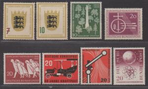 *Germany SC# 728-35 MNH, VF, Complete Set, NICE!!