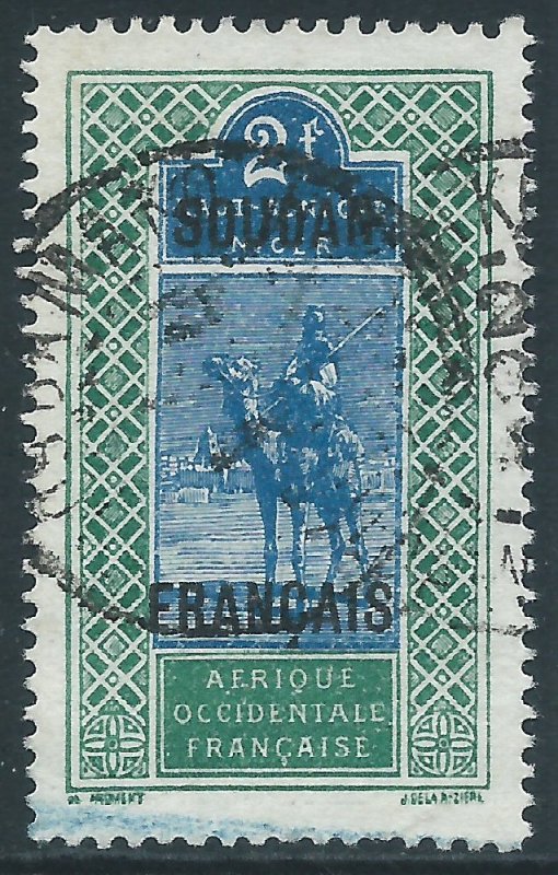 French Sudan, Sc #47, 2fr Used