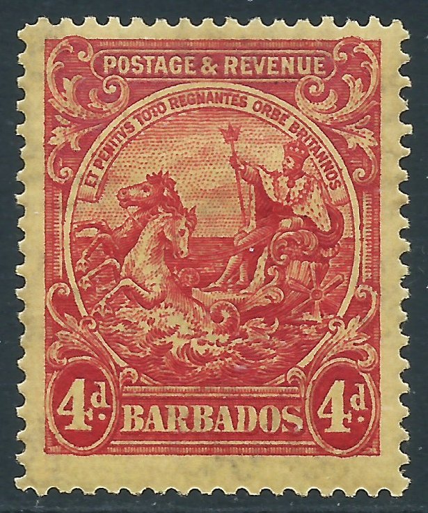 Barbados, Sc #173, 4d MH