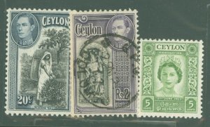 Ceylon #283/295/317
