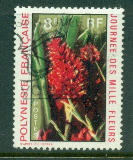 French Polynesia 1971 Day of a Thousand Flowers 8f FU