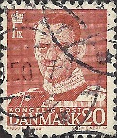 DENMARK -  #307 - Used - SCV-0.25