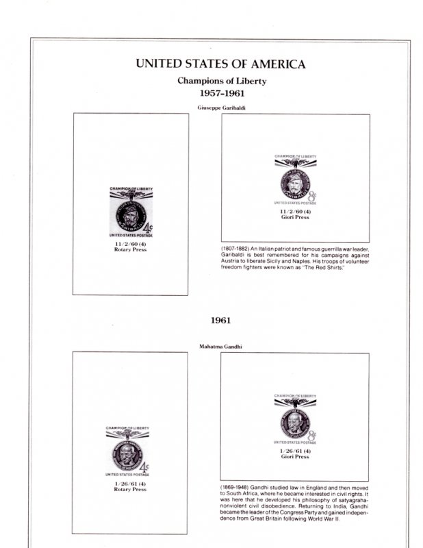 Standard American Stamp Album Bndr #1 by U.S. Fulton Pub.-2 Post w/ Pages1932-70