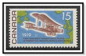 Canada #494 Anniversary Of First Non-Stop Flight MNH