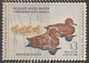 U.S. Scott #RW27 Duck Stamp - Mint Single - IND