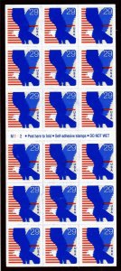 US  2598a - Eagle 29c - Conv Booklet of 18 - MNH - 1994 - M111