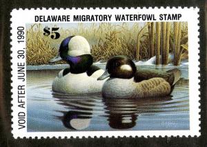 DELAWARE STATE DUCK  DE-11 MNH BIN $5.50