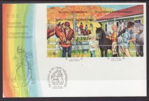 Finland 826 Horses U/A FDC