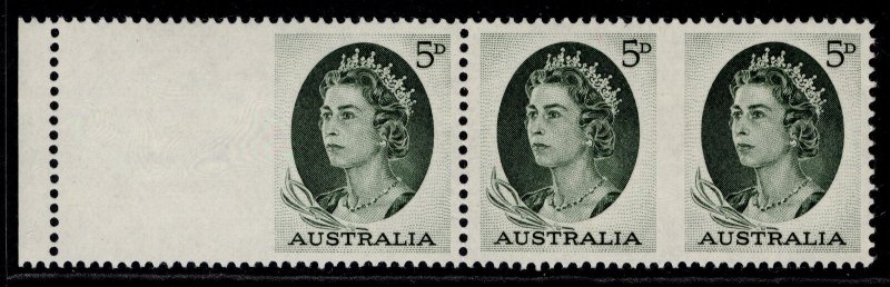 AUSTRALIA QEII SG354b, 5d deep green, NH MINT. 