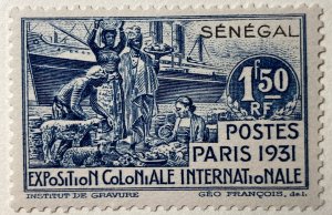 AlexStamps SENEGAL #141 VF Mint