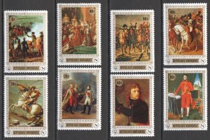 Wb333 Rwanda Art Paintings Napoleon Bonaparte 1Set Mnh