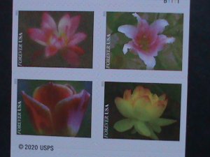 ​UNITED STATES- GARDEN BEAUTY-LOVELY FLOWERS-FOREVER MNH BOOKLET VERY FINE