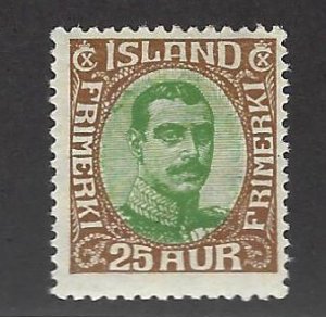 Iceland SC#120 Mint F-VF SCV$17.50....Fill a Great Spot!