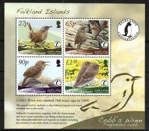 Falkland Islands Stamp 998  - Cobb's Wren