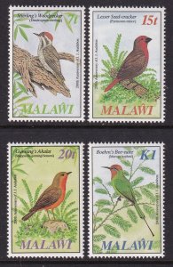 Malawi 470-473 Birds MNH VF