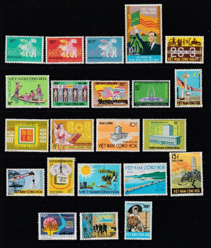 Vietnam (South) a small MNH lot from early 1960-70's