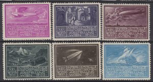 AUSTRIA ÖSTERREICH  Zeppelin 1930's Zeppelin labels - Rare and fine