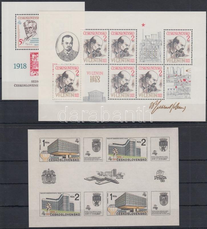 Czechoslovakia stamp 5 diff blocks 1984 MNH WS183925