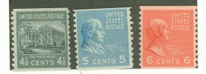 United States #844-846  Single
