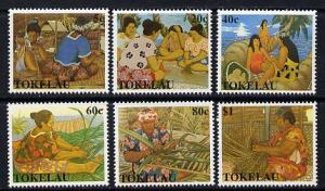 Tokelau 1990 Women's Handicrafts perf set of 6 unmounted ...