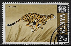 Kenya #32 Used Stamp - Cheetah (f)